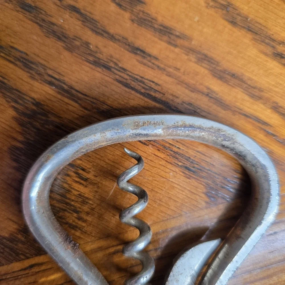 Henckels Pocket Folding Bow Corkscrew Bottle Opener Foil Cutter 1800s RARE